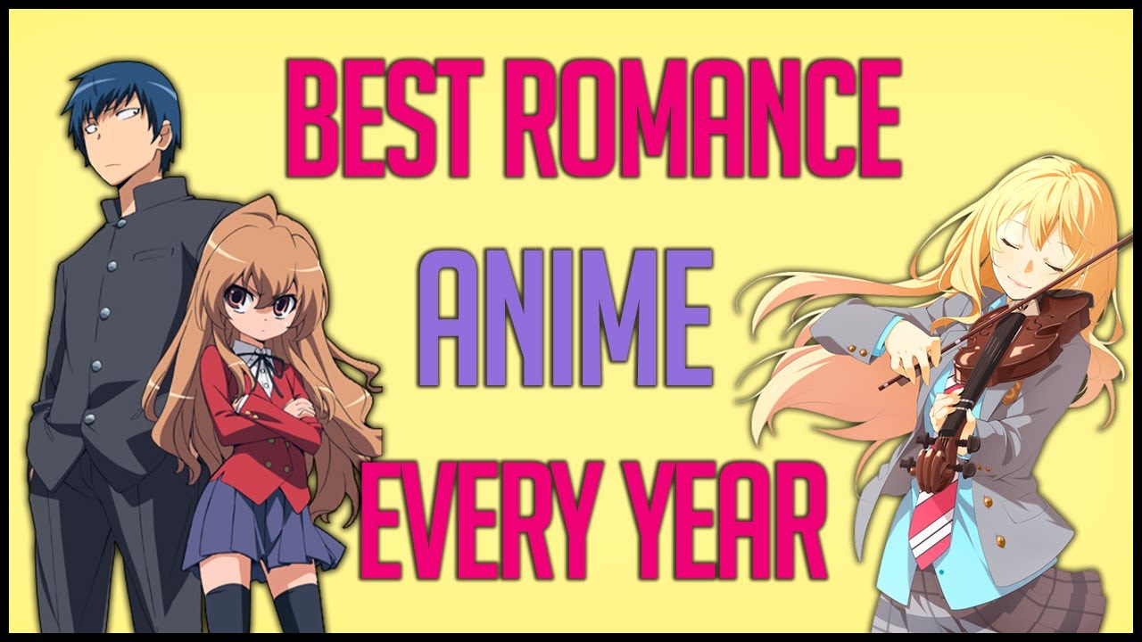 Best Romance Anime every year
