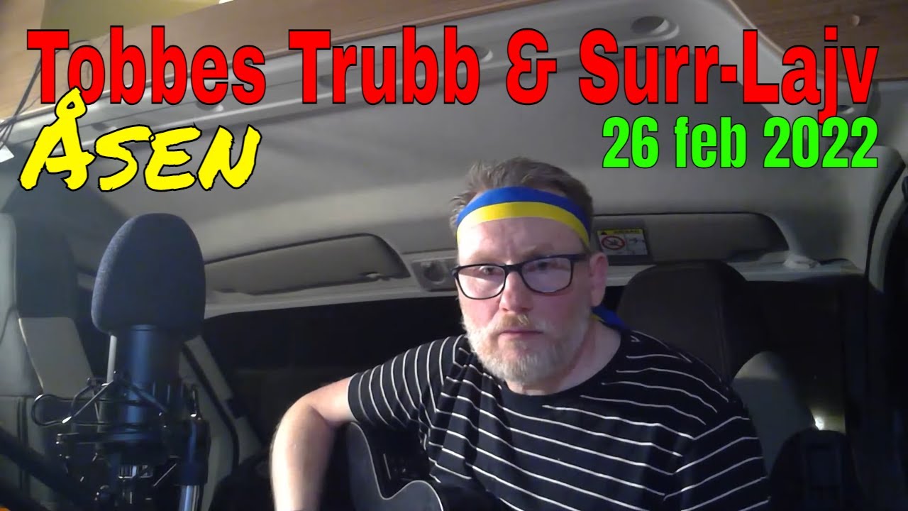 #2 - Tobbes trubb & surr-lajv 2022-02-26 på bryggsegla på Åsen med gitarren