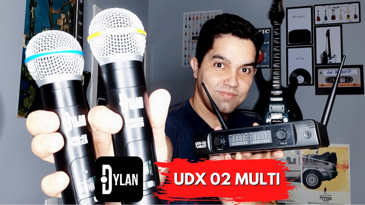 COMO LIGAR MICROFONE SEM FIO NA CAIXA DE SOM | REVIEW DYLAN UDX 02