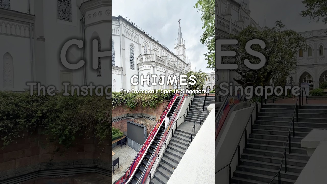 Chijmes singapore aesthetic place. Place to visit singapore #visitsingapore #singapore