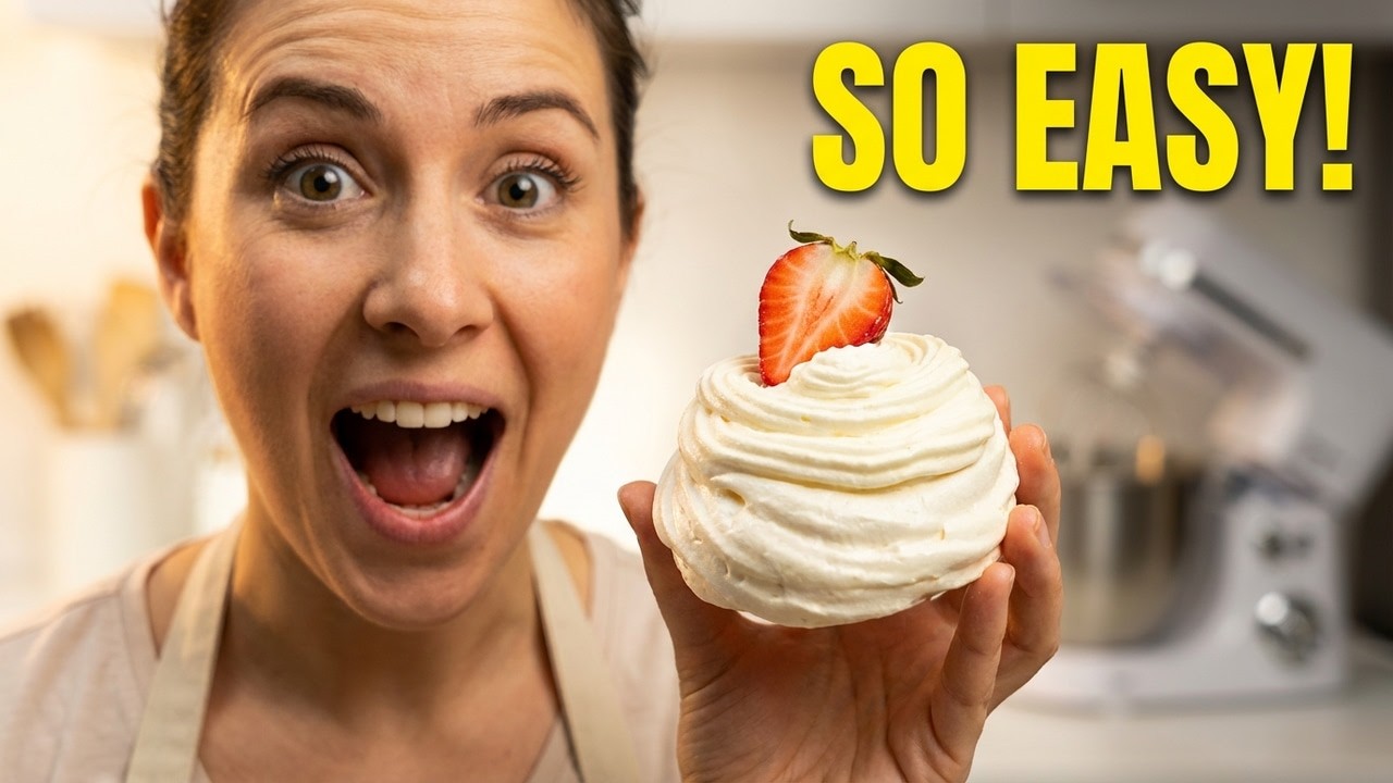 Perfect Pavlova with Lemon Filling | Meringue Dessert That Melts in Your Mouth