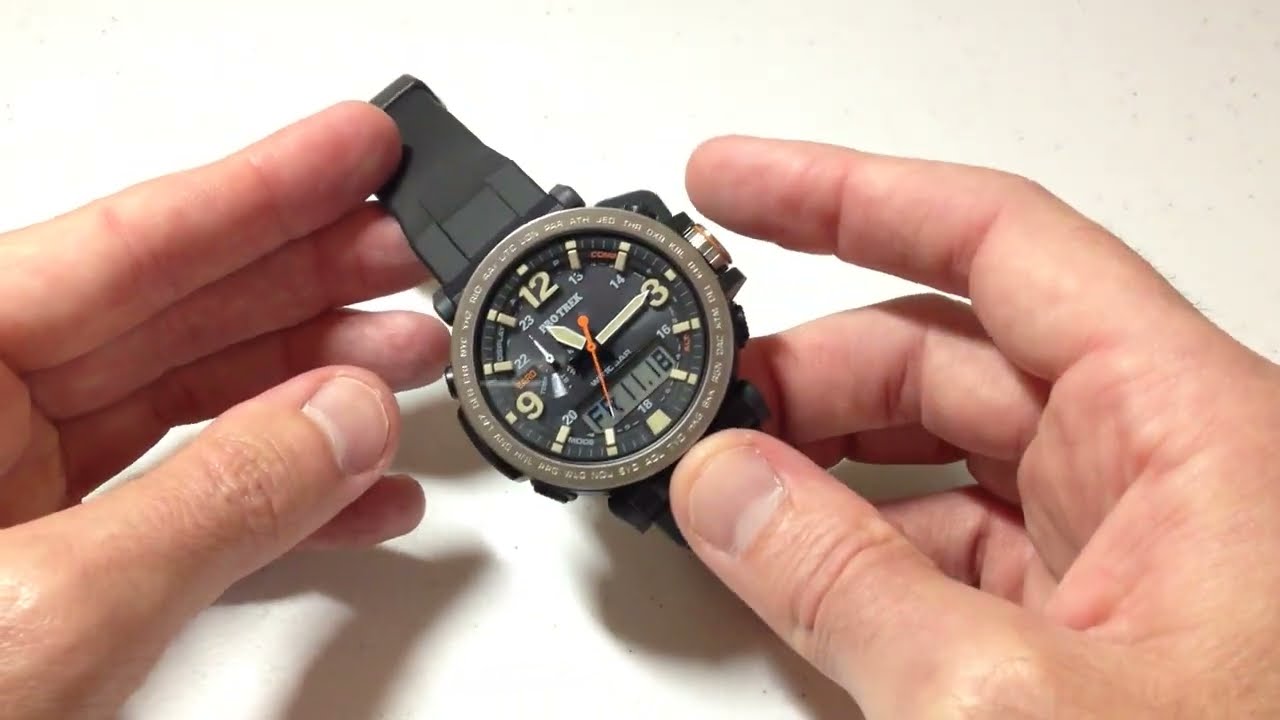 Casio Pro Trek (PRG-600) | Быстрый просмотр различных режимов