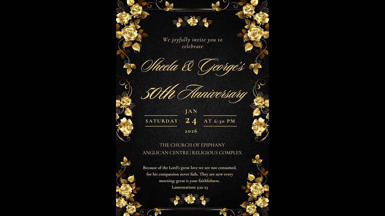 50th WEDDING ANNIVERSARY