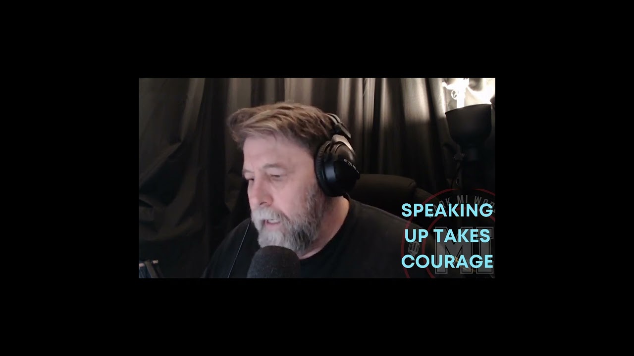 Speaking up takes courage | Mark MI Words #mentalillness #PTSD