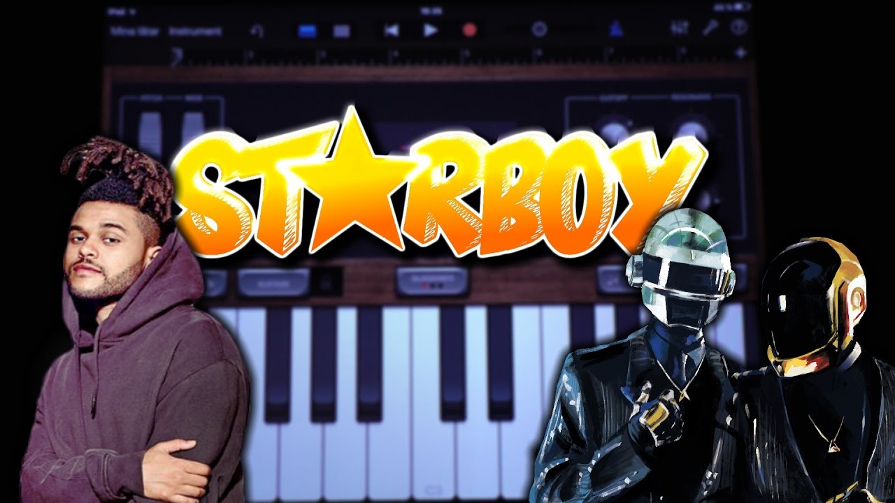 The Weeknd - Starboy ft. Daft Punk (GARAGEBAND TUTORIAL)