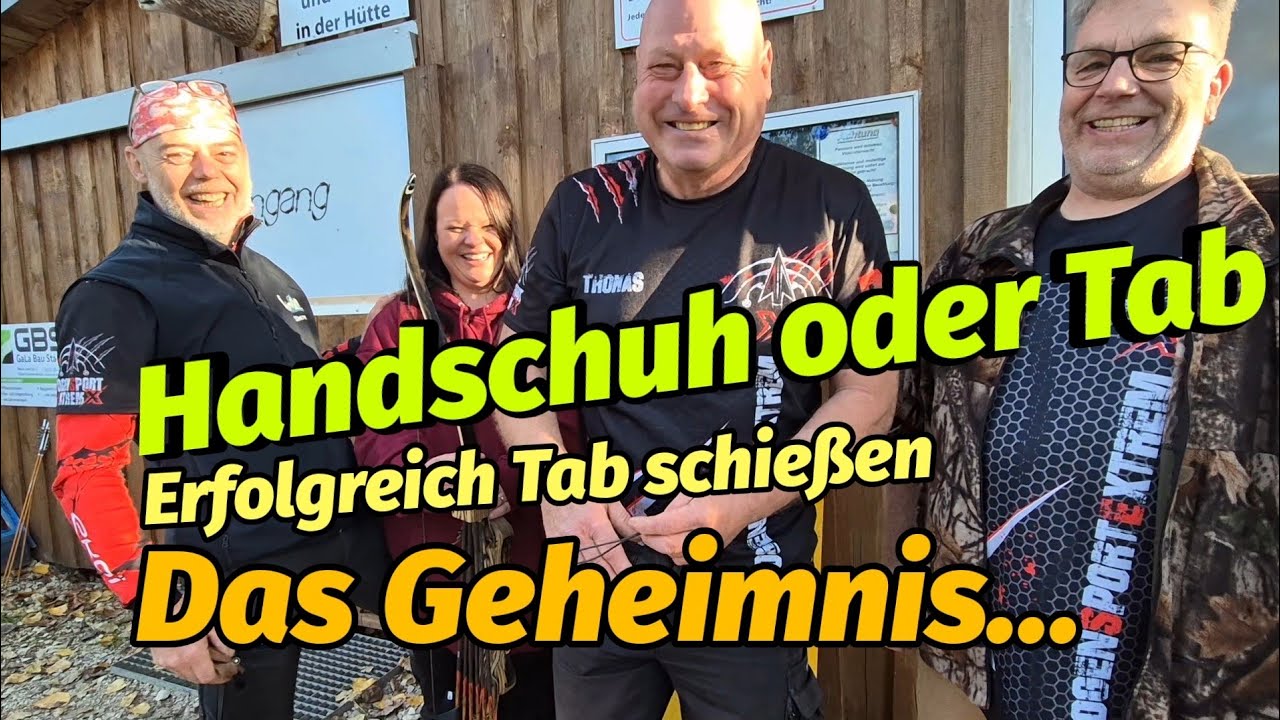 Handschuh vs Tab. DAS GEHEIMNIS zum erfolgreichen Tab-Schießen. Bogensport Extrem Top-level Archery🏹