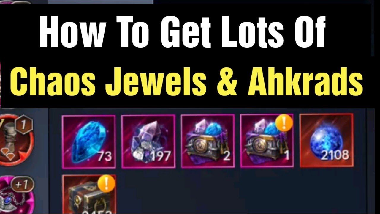 Black Desert Mobile How To Get Lots of Chaos Jewels & Ahkrads