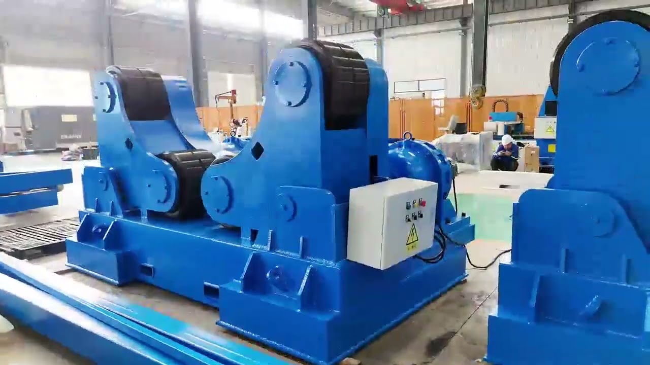 Heavy Duty 350 Ton Self Aligning Rotator for Pressure Vessels#welding #machine