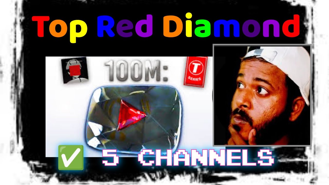 Red Diamond Play Button ✅ ll Top 5 channels in the ll 🌎 World #shorts #viral #trending