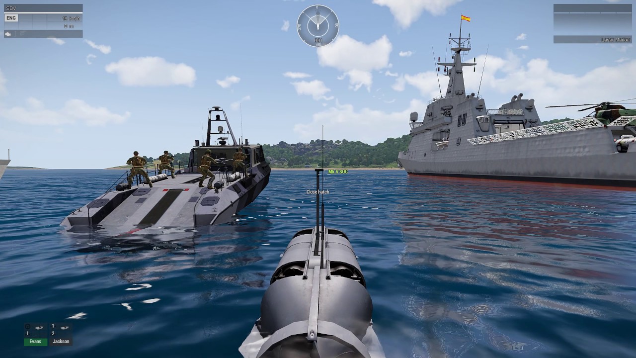 ArmA 3 FFAA mod B.A.M boat
