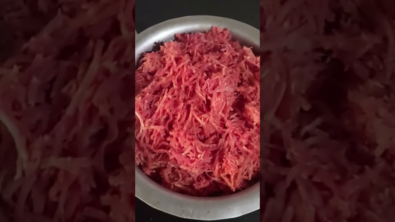  कल रात बनाया मैंने गाजर का हलवा 😊🤗