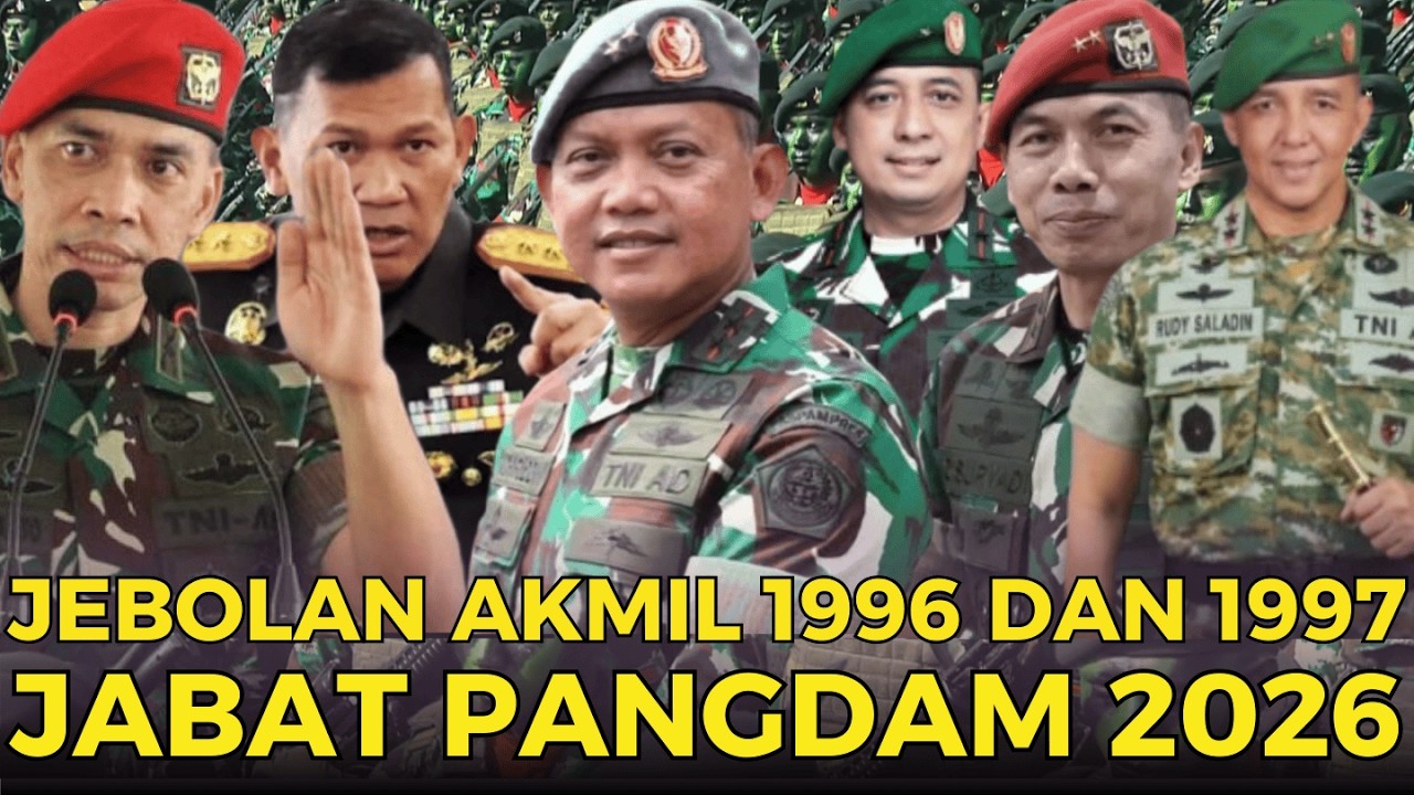 PANGDAM TNI AD DIDOMINASI AKMIL 1996 DAN 1997, CALON KUAT KSAD DAN PANGLIMA TNI MASA DEPAN