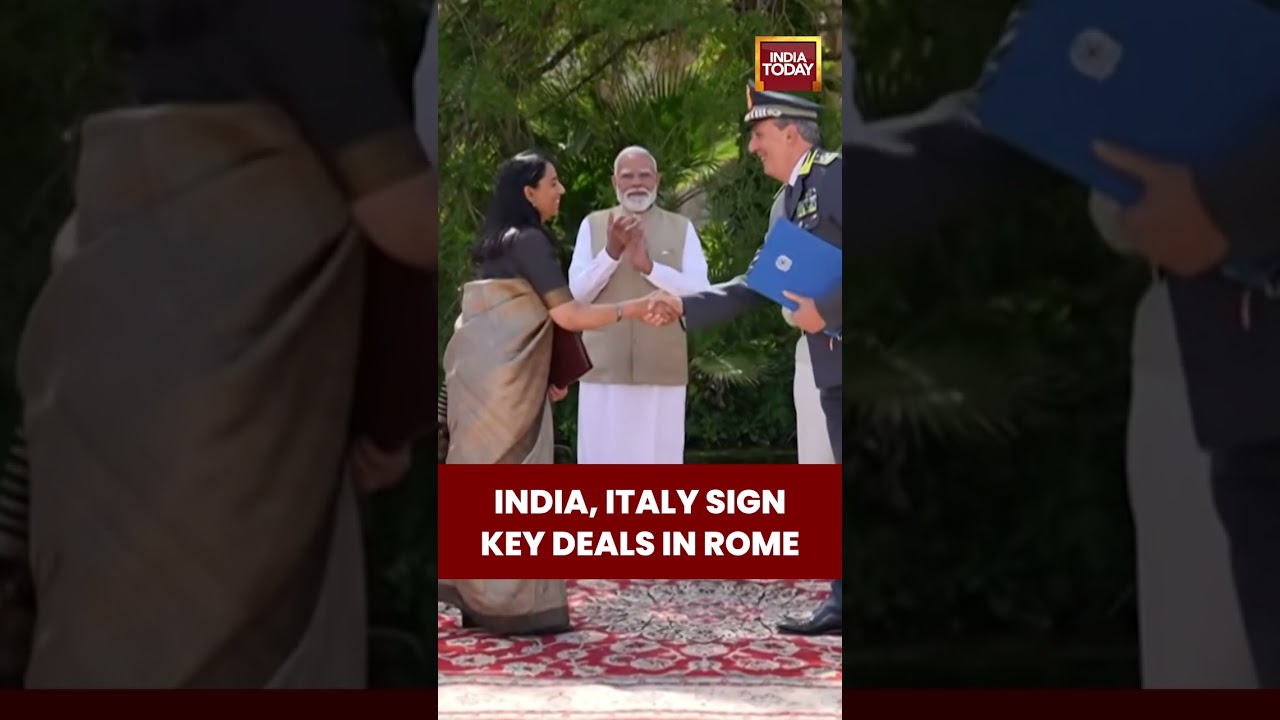 Modi & Meloni Seal BIG India-Italy Deals In Rome