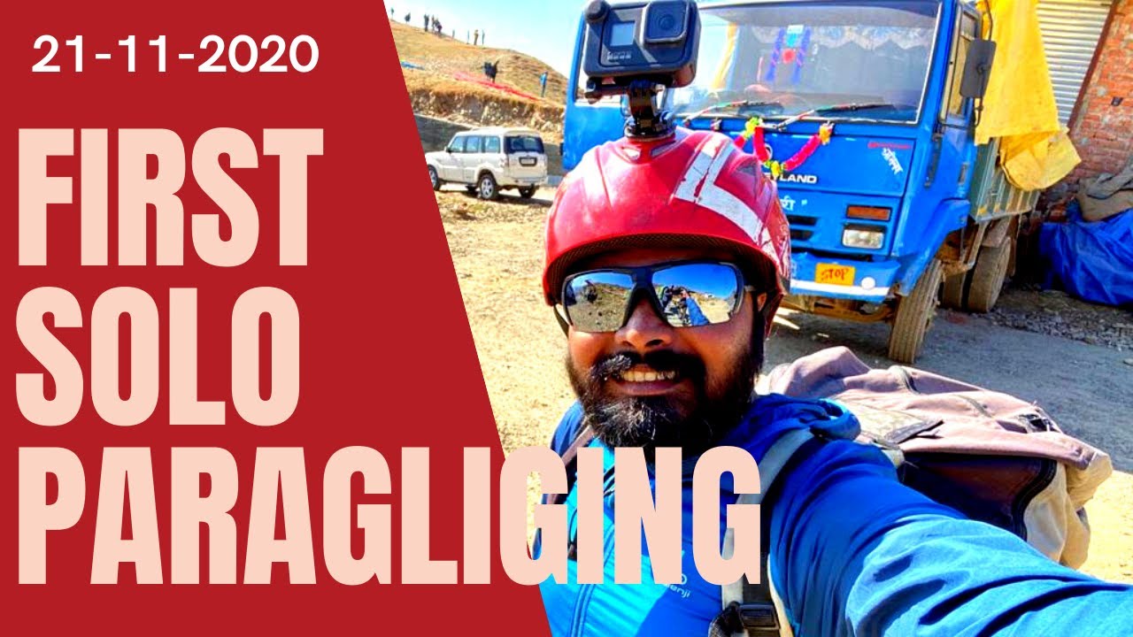 First Solo Flight Paragliding | Paragliding training Bir Billing India