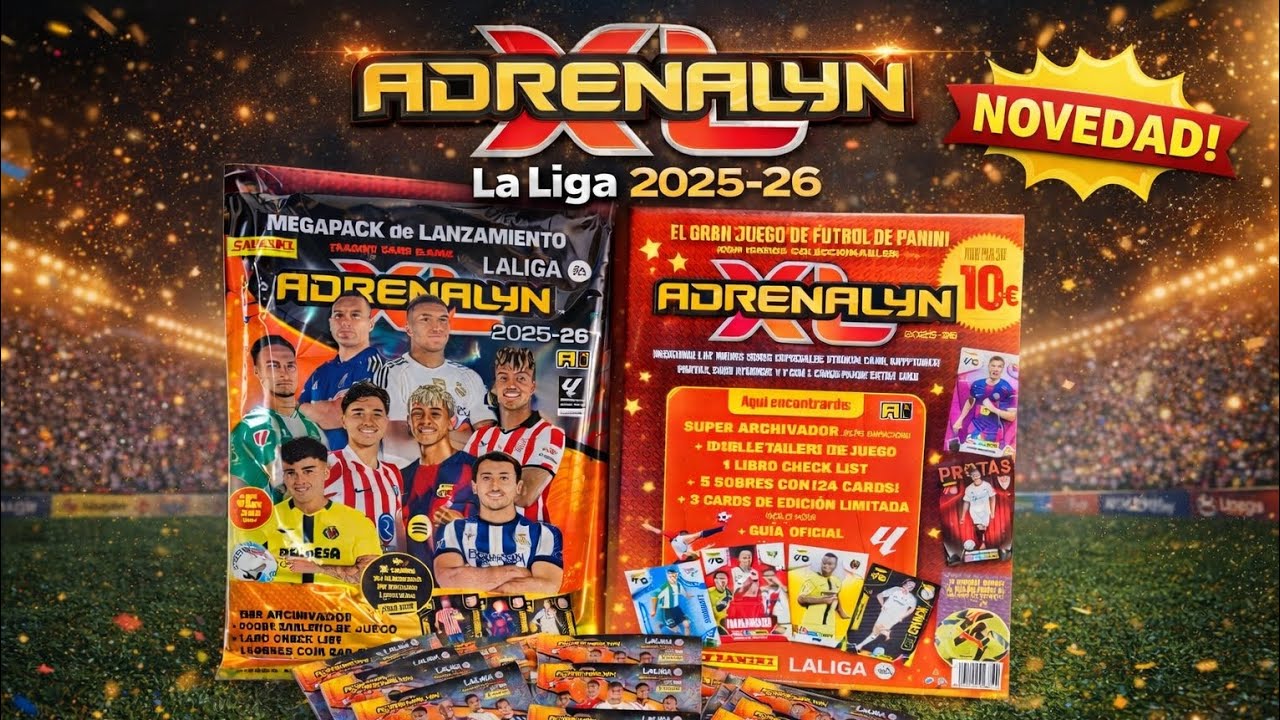 ADRENALYN XL 25 26, NOVEDAD!!! y hacemos apertura de más de 20 sobres en busca de los primeros hit