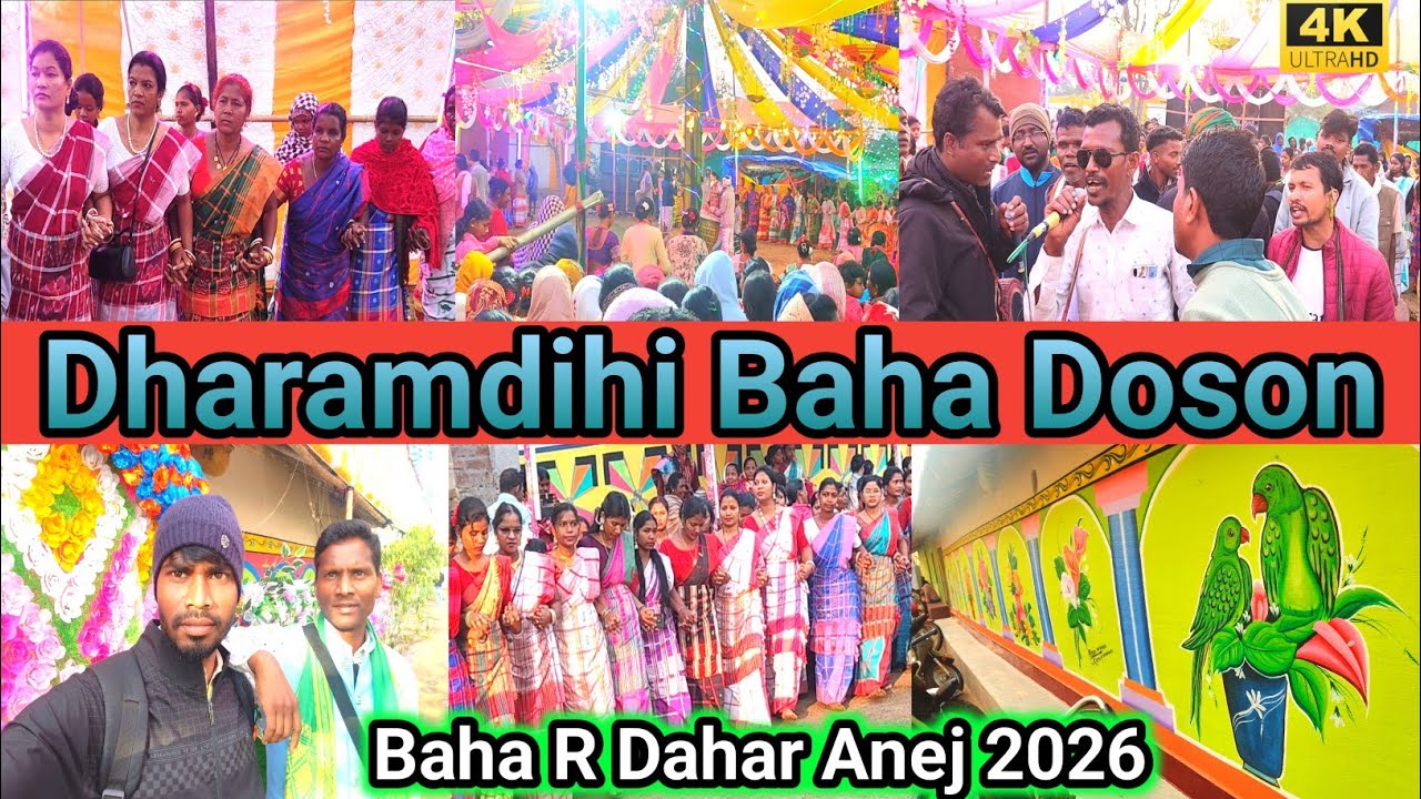 Dharamdi Baha Doson Dahar Anej 2026 || Baha Anej Serenj || Sainik Santal Vlog 