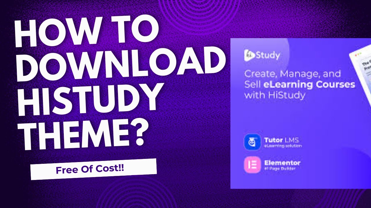 Download Hi-Study WordPress Theme  For Free &ndash; The Best Education & LMS Theme 🎓