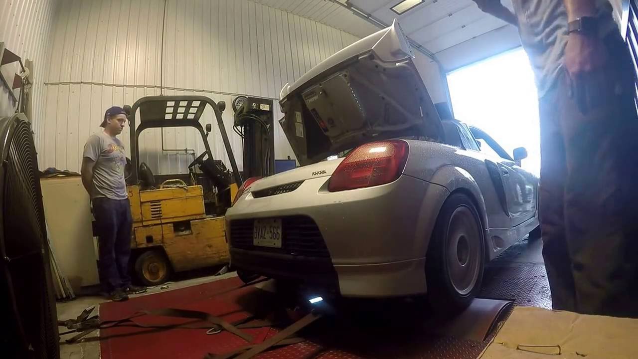 2zz supercharged spyder Dyno
