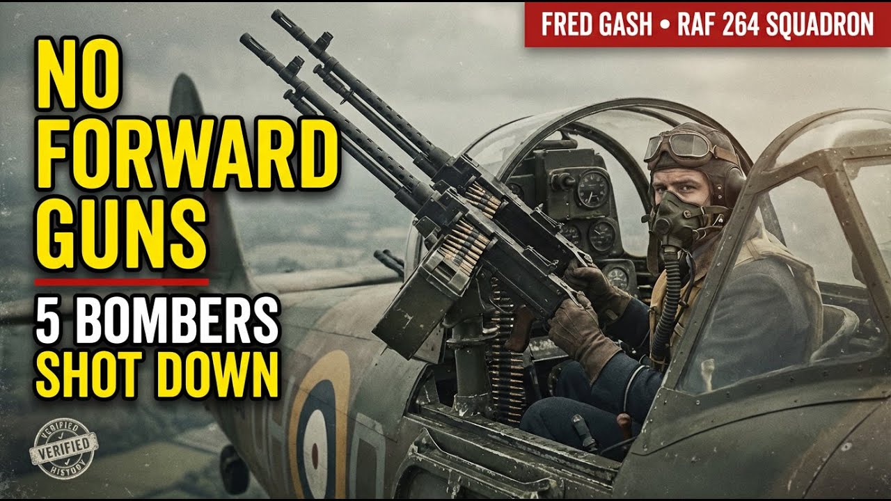 How Did RAF Gunner Fred Gash Shoot Down 5 German Bombers in a Turret Fighter? | Defiant Crew