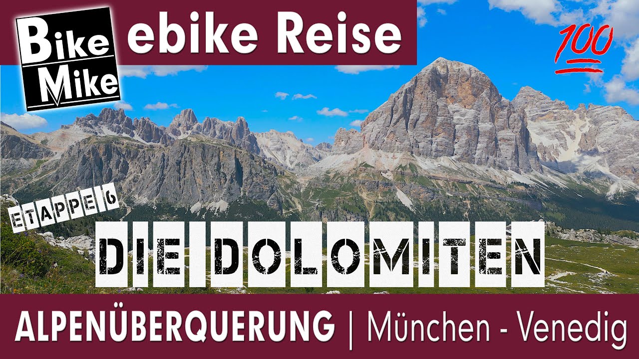 Durch die Dolomiten | Alpen&uuml;berquerung M&uuml;nchen-Venedig by BikeMike | Etappe 6 | Bruneck - Cortina