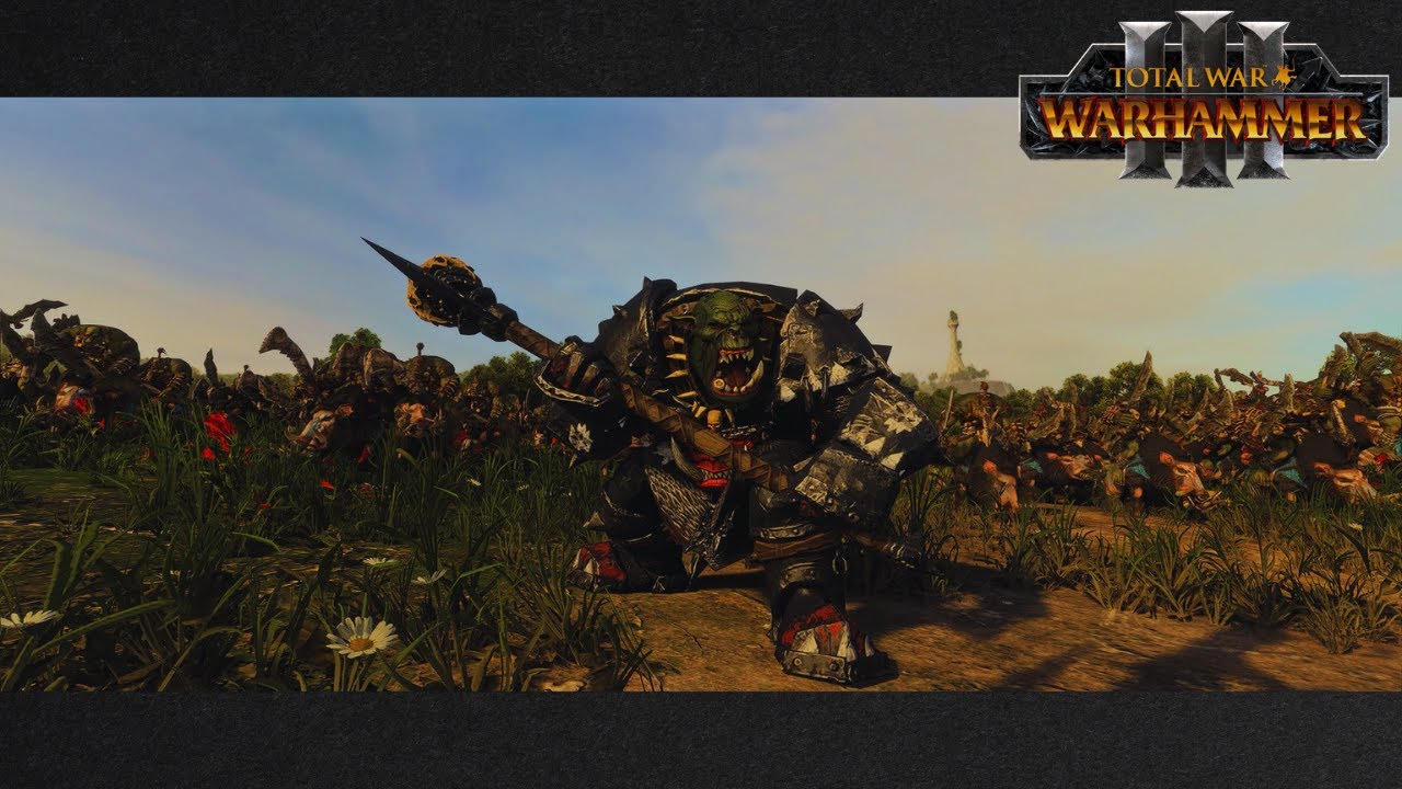HIGH ELVES VS GREENSKINS HORDE - MASSIVE WARHAMMER III CINEMATIC BATTLE