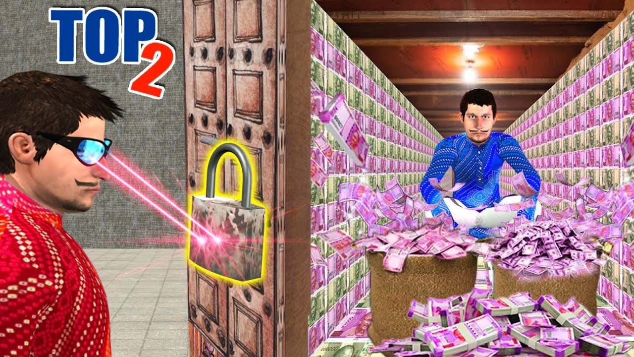 Underground Money Tunnel Key Lock Money Thief Comedy Hindi Stories Collection Hindi Kahaniya Comedy