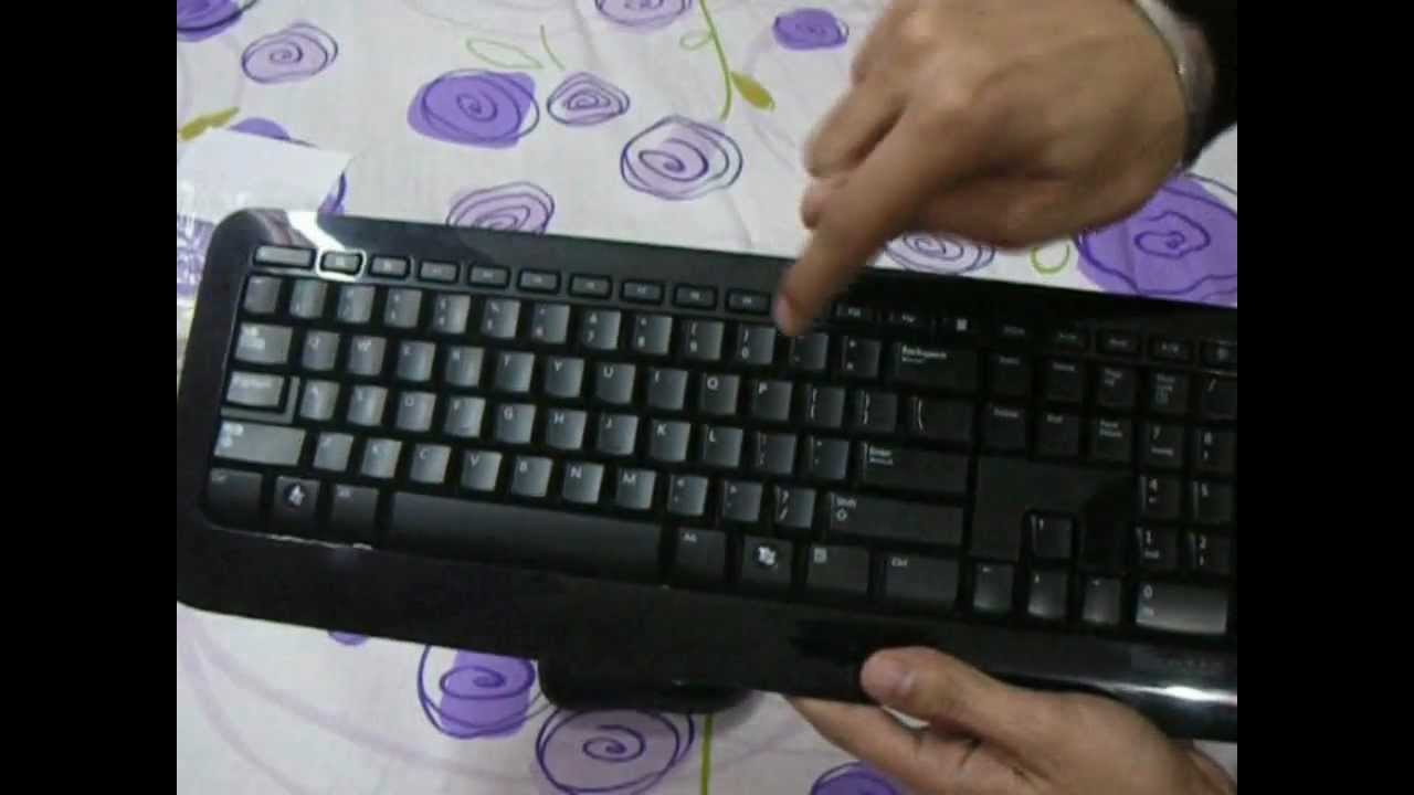 Microsoft Wireless Keyboard Mouse 800 | Unboxing and Review (Subtitles)