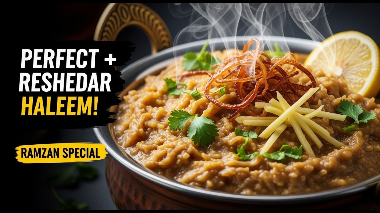 Best Reshedar Chicken Haleem at Home | Ramzan Special | Easy Recipe with Tips
