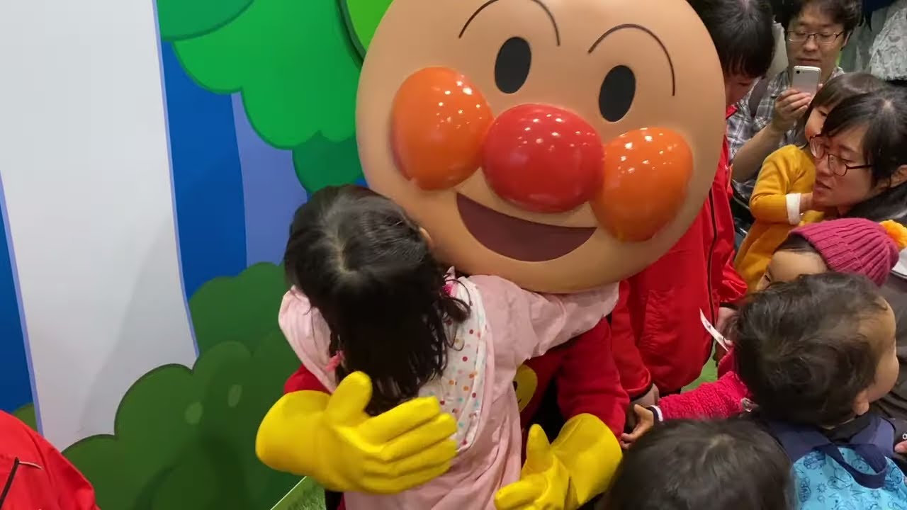 アンパンマンミュージアムであそぶあいちゃんとしーくん