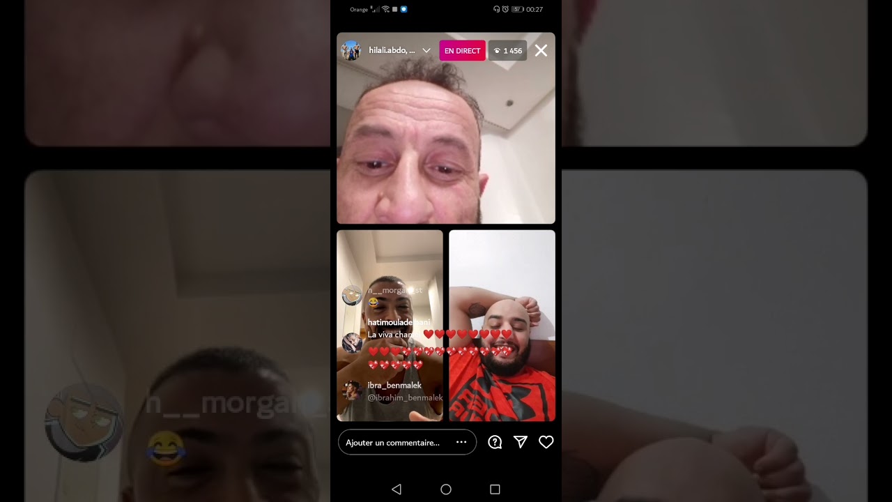 لايف هشام الحارس الشخصي لكريستيانو رونالدو رفقة عبدو هلالي، حمزة الاسطورة وعزيز جلالي.. #رونالدو