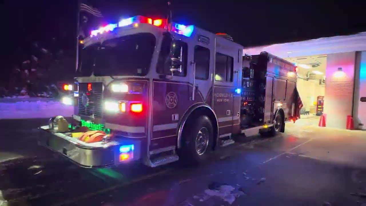 Hicksville F.D. Hose Company 934 Responding to Carle Place!