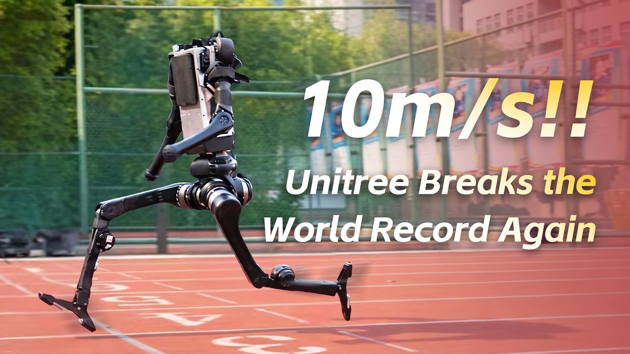 10m/s!! Unitree Breaks the World Record Again😊