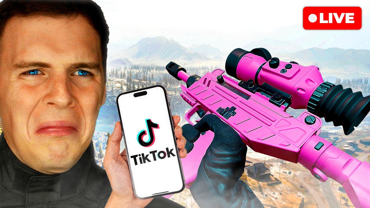 🔴LIVE - Using META TikTok Loadouts in Warzone🔴6.9+ KD & Hottest Gamer