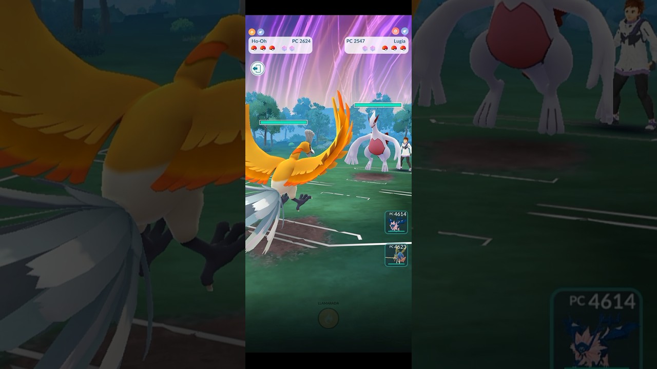 💥Ho-oh Shiny Vs Lugia Shiny, PVP Batalla Legendaria en Pokémon Go💥 