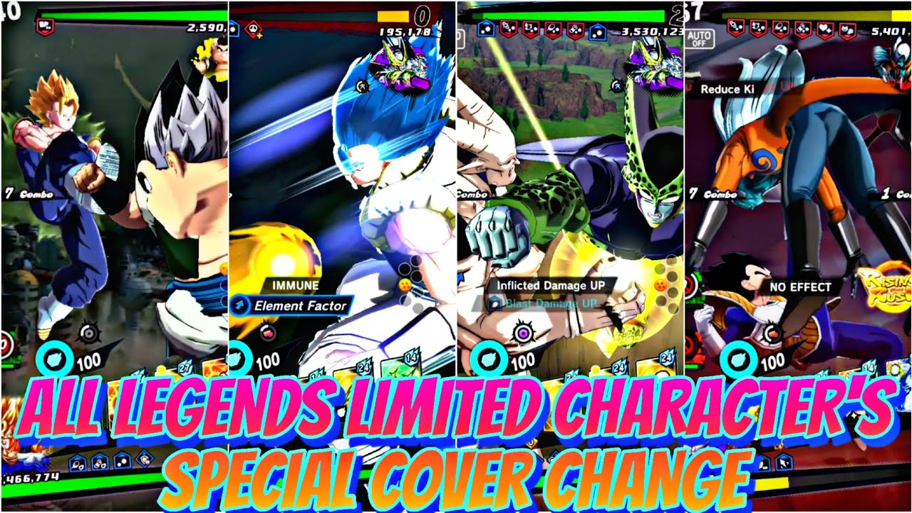 ALL LEGENDS LIMITED CHARACTER'S SPECIAL COVER CHANGE UPTO AUGUST 2024 🔥! IN DRAGON BALL LEGENDS