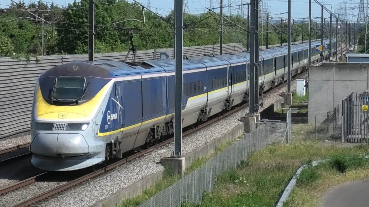 Fantastic Busy Afternoon at Rainham Station London Fast Eurostars SouthEastern Freight May 14th 25