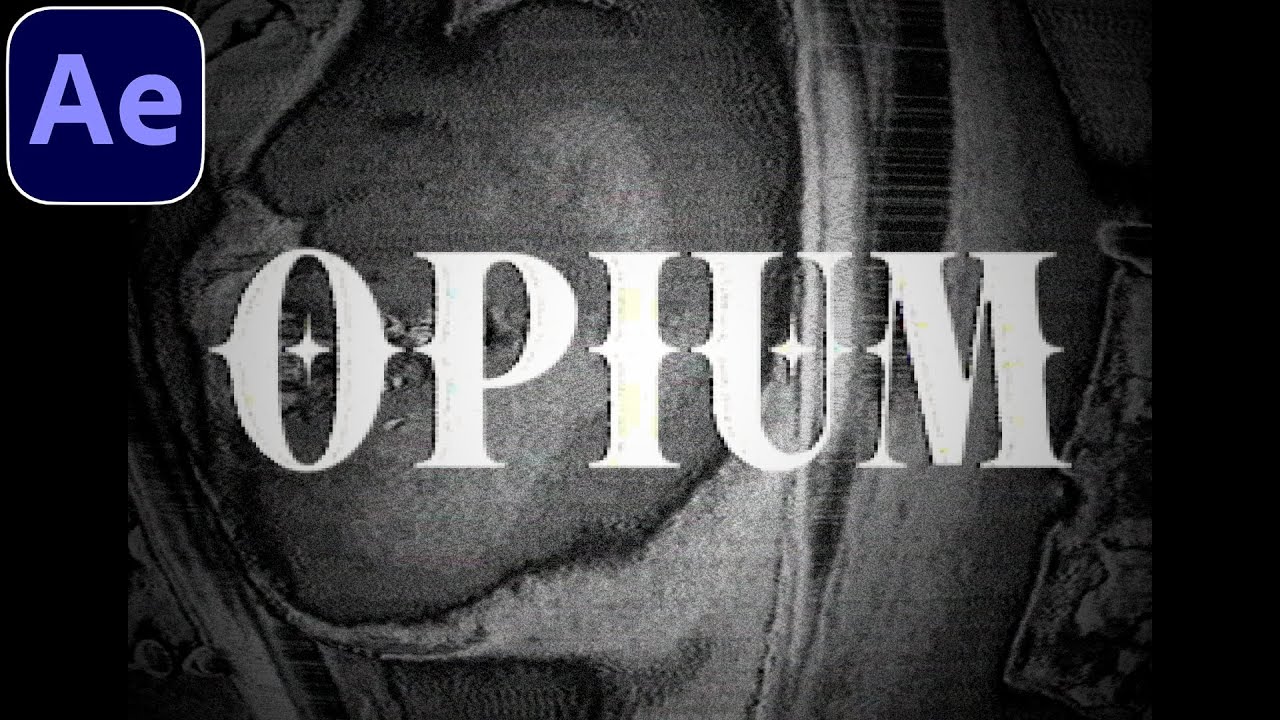 Эффект глитча Opium One Frame — Учебное пособие по After Effects