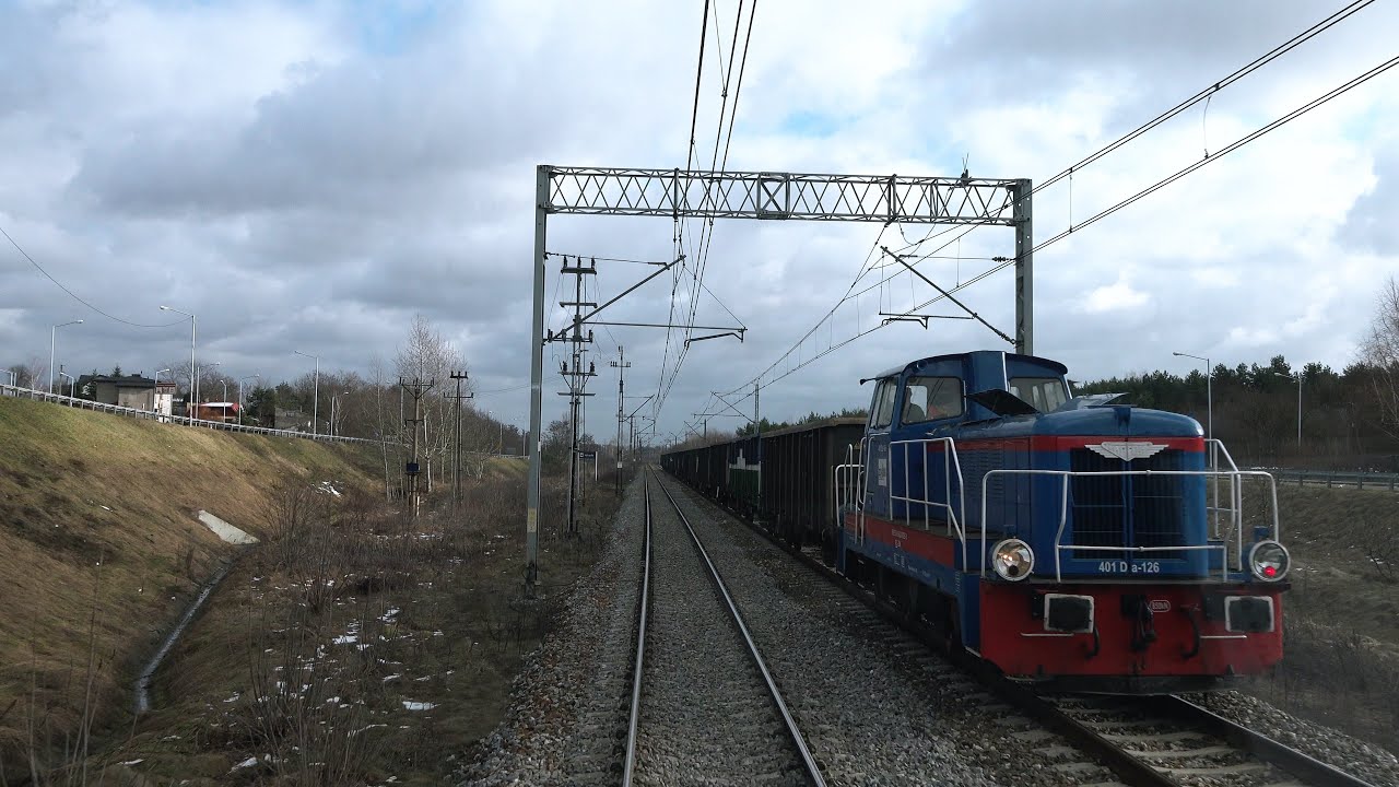 Cabview 4K EN57FPS-1724 Kraków Główny - Ostrowiec Świętokrzyski + sound - 31.01.2023