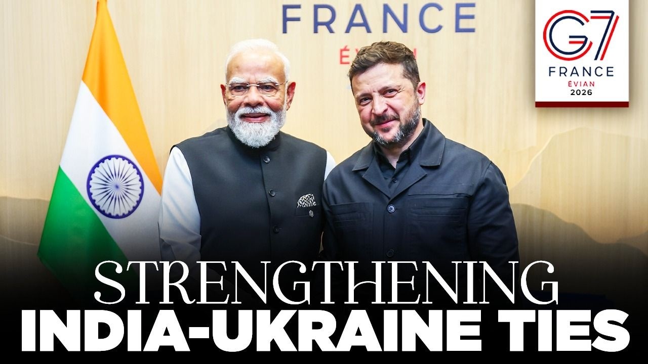 PM Modi holds a meeting with Ukraine President Volodymyr Zelenskyy
