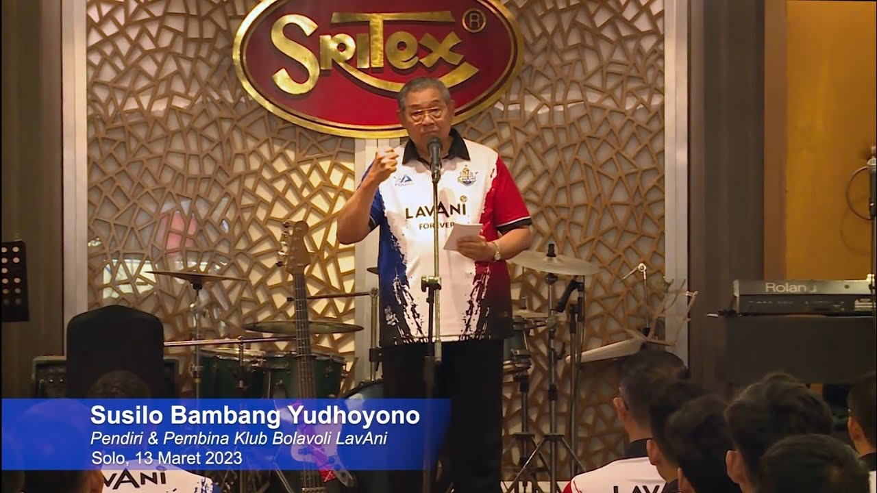 Briefing Bapak SBY Kepada Pelatih, Atlet dan Ofisial Klub Bola Voli LavAni