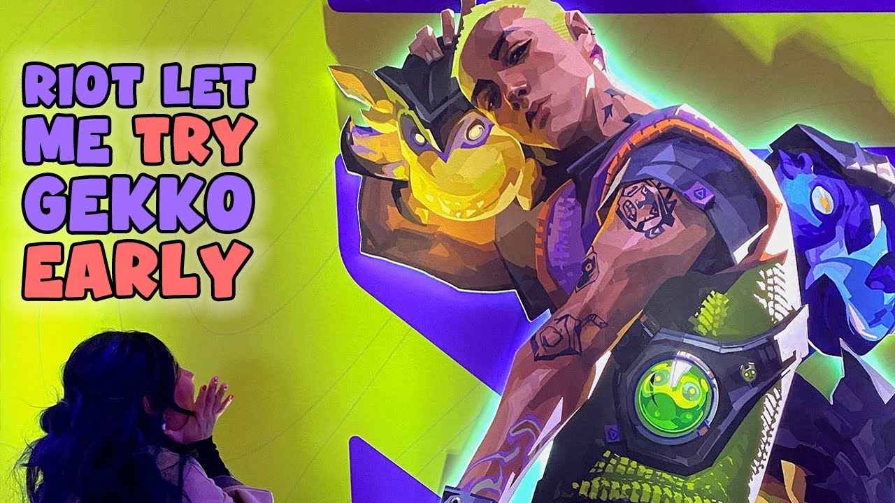 RIOT LET ME TRY GEKKO EARLY | Gekko Valorant First Impressions