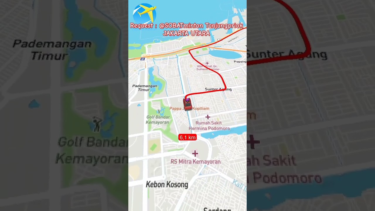 JAKARTA UTARA #googlemap #jalanjalan #map #travel #traveling #jalandarat #jalan #tour