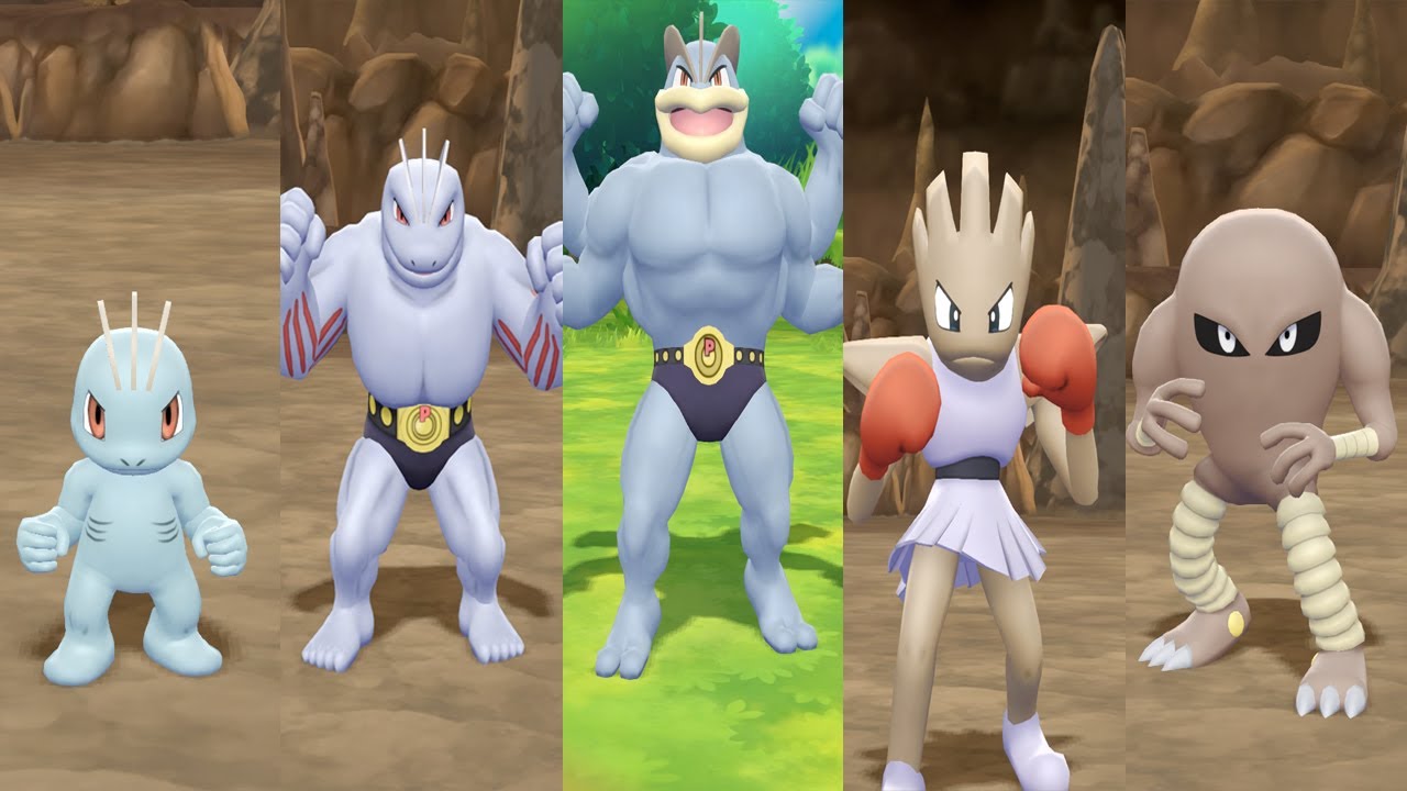 Machop,Machoke,Machamp,Hitmonlee & Hitmonchan Locations