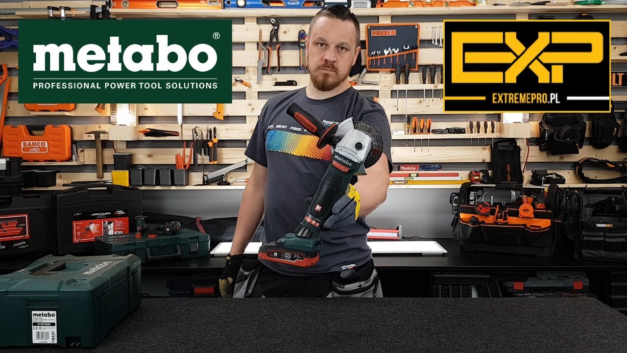 Metabo WPB 18 LTX BL 125 QUICK - akumulatorowa szlifierka kątowa