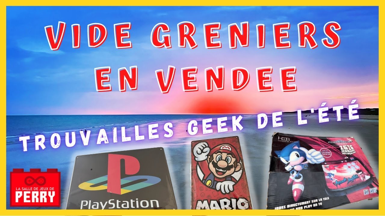 #82 - VIDE GRENIER LIVE - Mes trouvailles Geek de l'&eacute;t&eacute; en 5 VG 🤗☀️😎