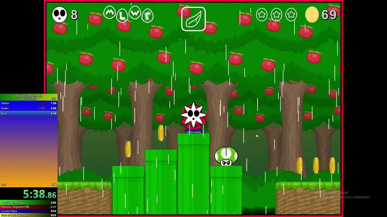 A Koopa's Revenge 2 All Switches Speedrun 8:52.10 (Former WR)