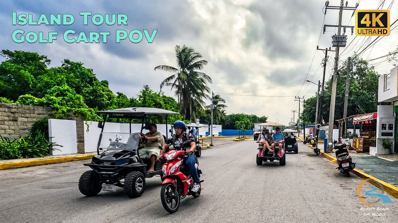 Island Odyssey: Full Golf Cart Adventure Across Isla Mujeres