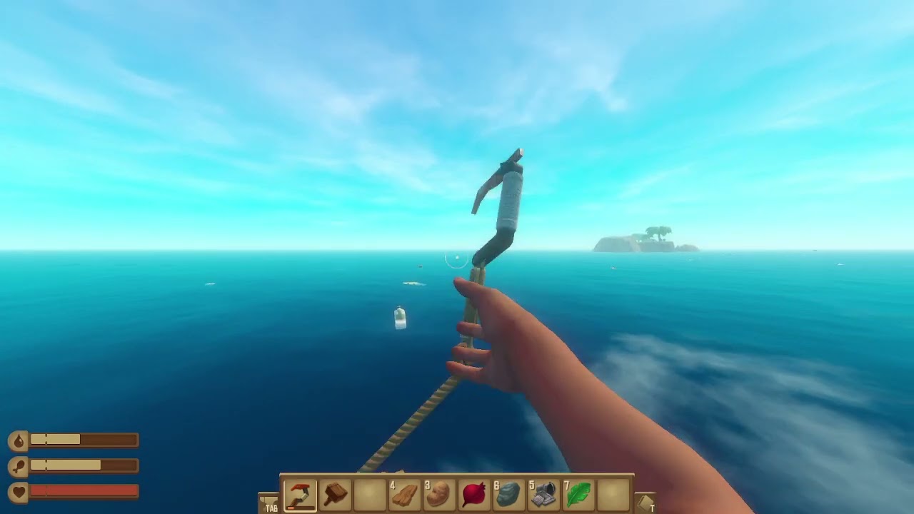 выживание в игре raft