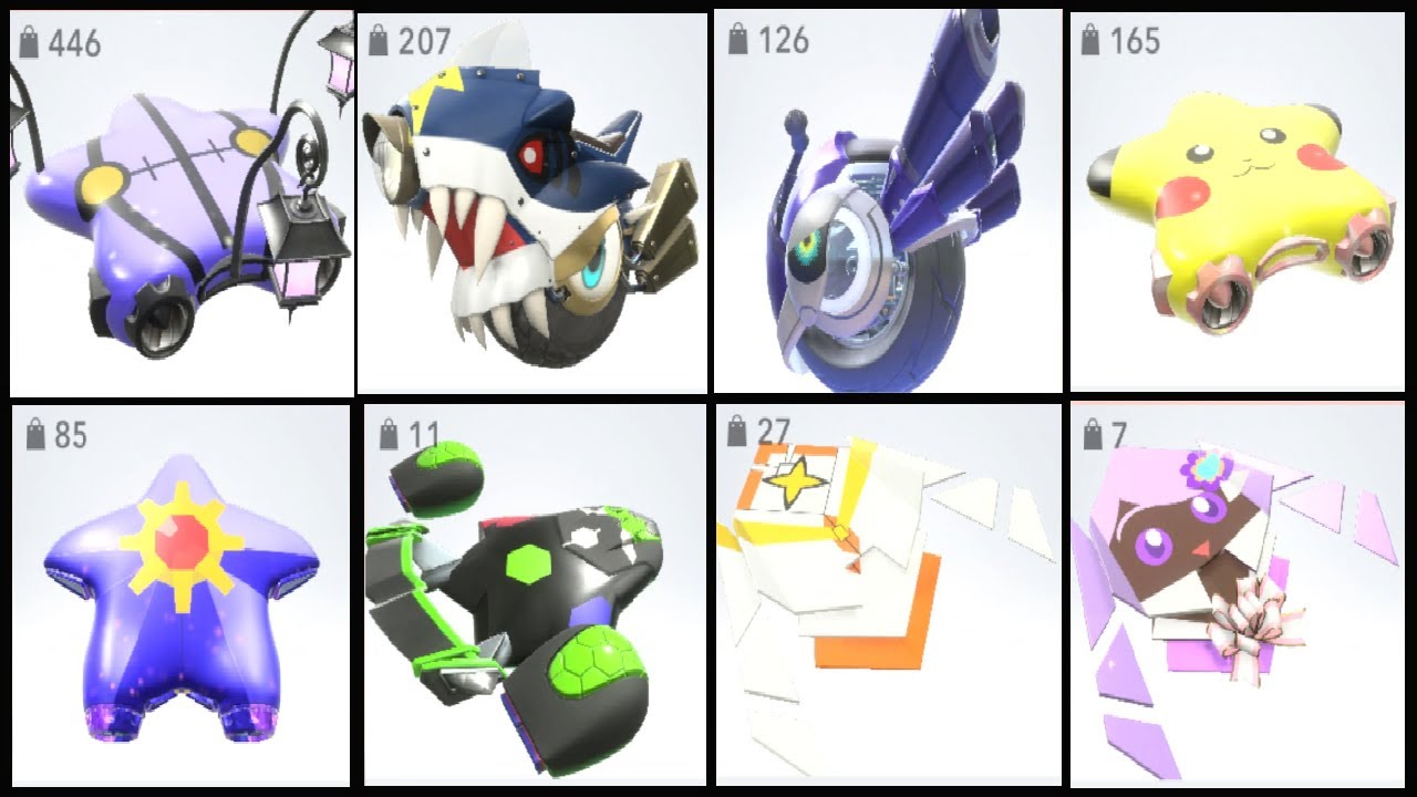 Kirby Air Riders - Pokemon Themed Machines (Codes)