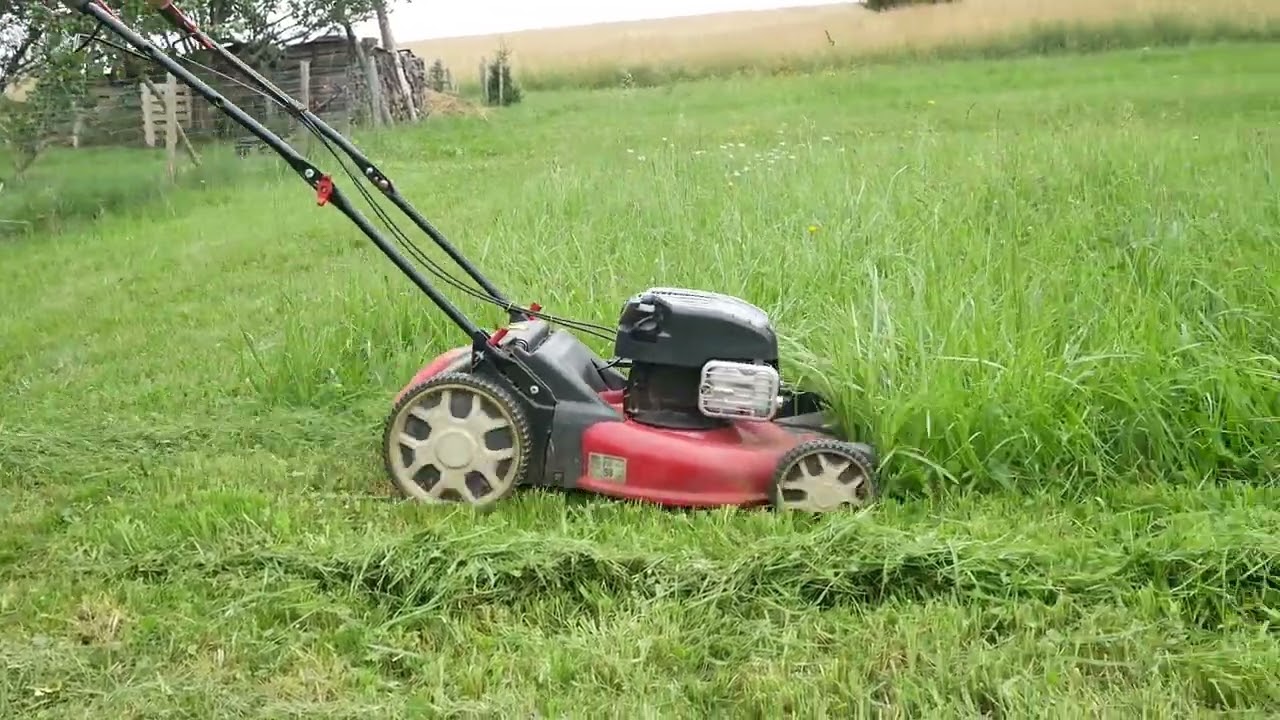 Briggs and Stratton 675 versus Loncin 196 ccm - Mowing Tall and Thick Grass